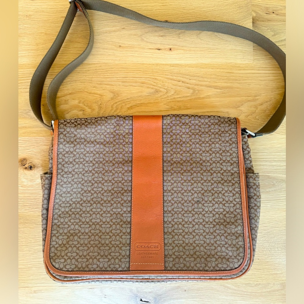 Coach Diaper or Laptop Bag